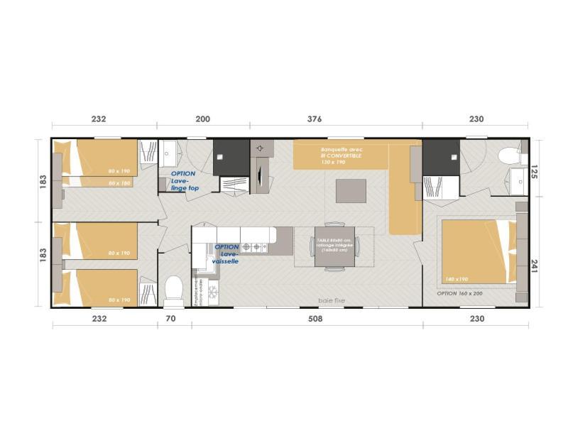 Mobilhome La Carabasse Vias Extérieur photo